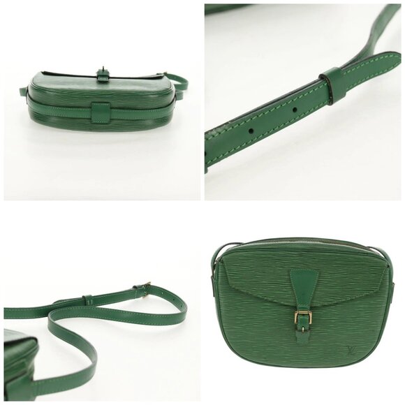 LOUIS VUITTON Epi Jeune Fille MM Shoulder Bag Green